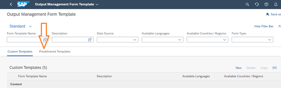 maintain form template app