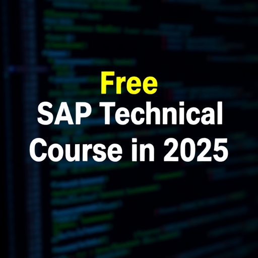 Free SAP Technical Course in 2025
